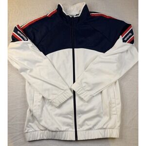 Y2K Style Reebok Classic Red White Blue Track Jacket Full Zip Size Medium